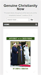 Mobile Screenshot of genuinechristianitynow.com